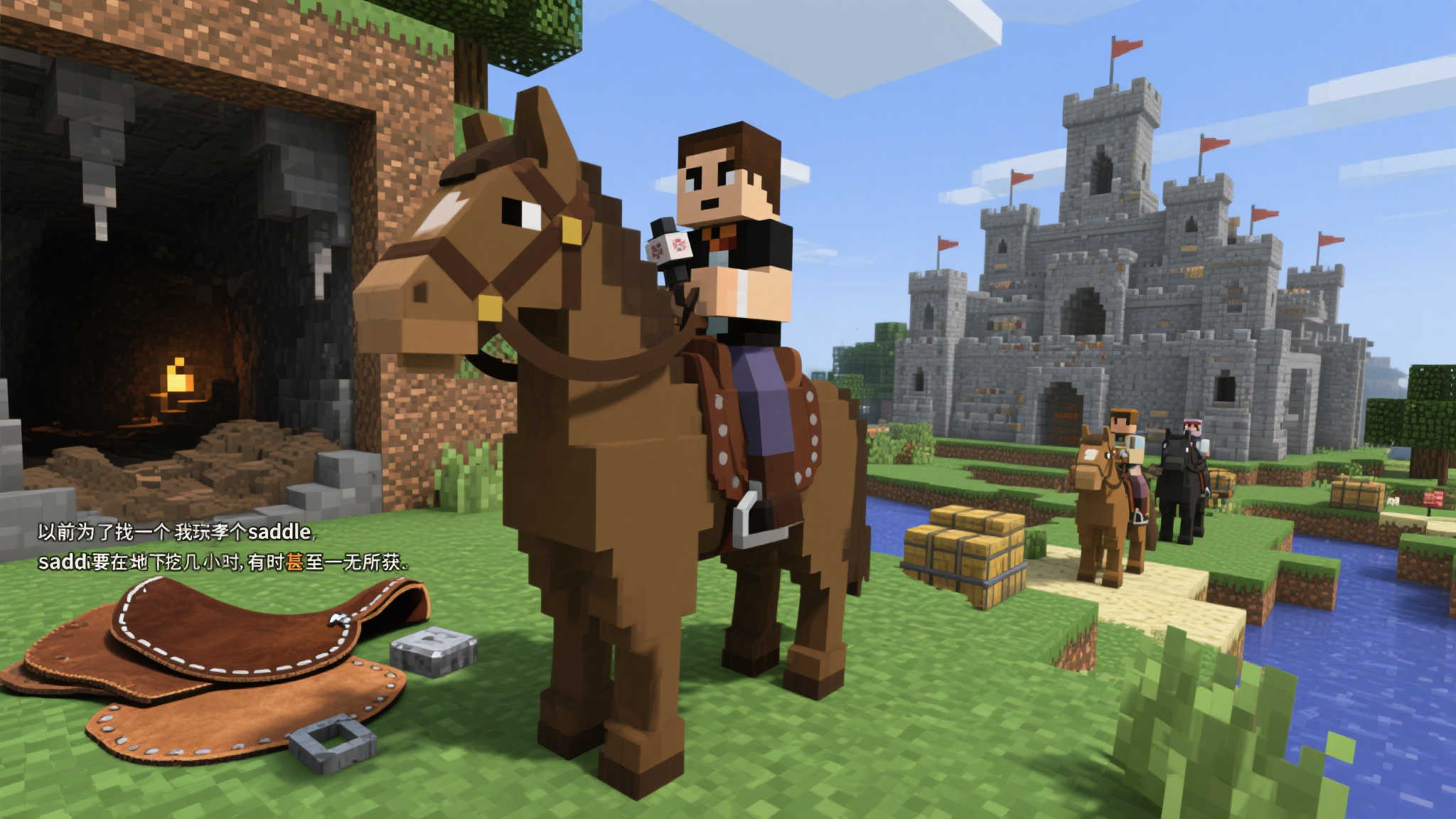 Minecraft 15周年里程碑:玩家终于解锁鞍合成功能 以一位有着8年游戏经验的老玩家小李为例,